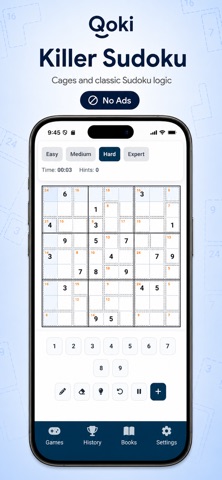 Qoki - Sudoku Killer Calcudoku screenshot