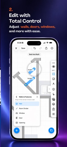 RENDR: Floor plans in seconds iPhone screenshot