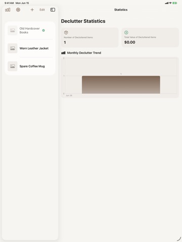 Less things iPad screenshot