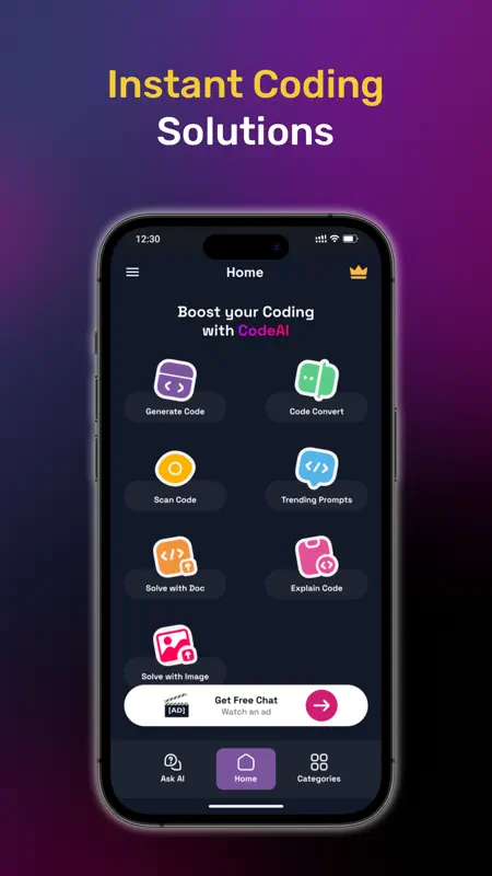 Vibe Code: AI Code Generator screenshot 3 of 7