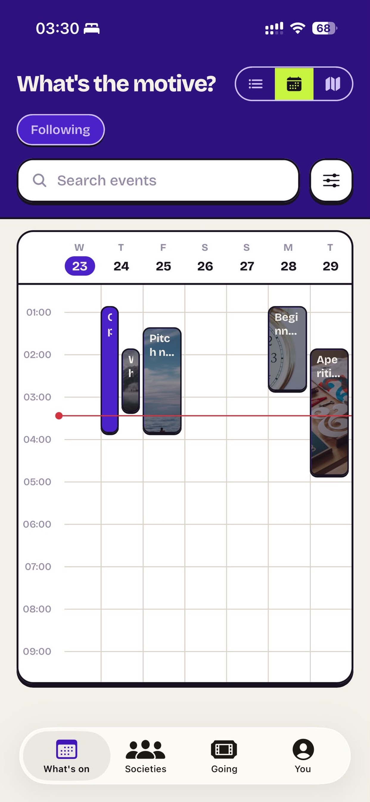 Screenshot 3 of Motive: Uni Events