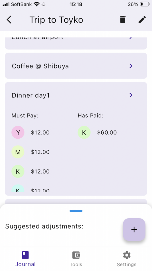 #3. Journey Money (iOS) Által: Yukinosuke Takada