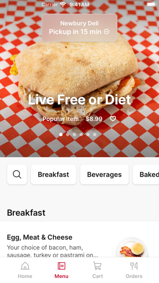 App screenshot