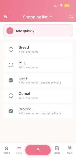 Zuzita: family organizer screenshot 2