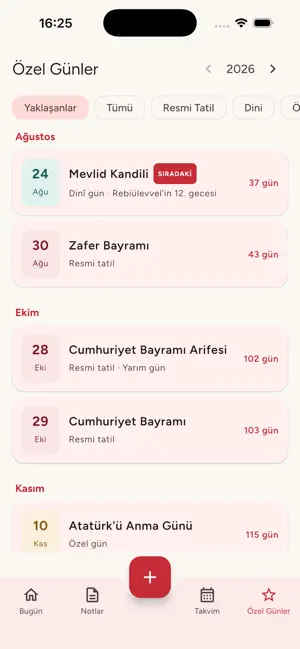 Unutmam - ReminderApp screenshot 1