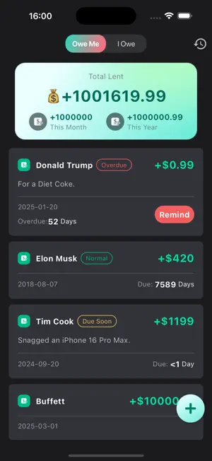 Debt Buddy - Money Tracker screenshot 1