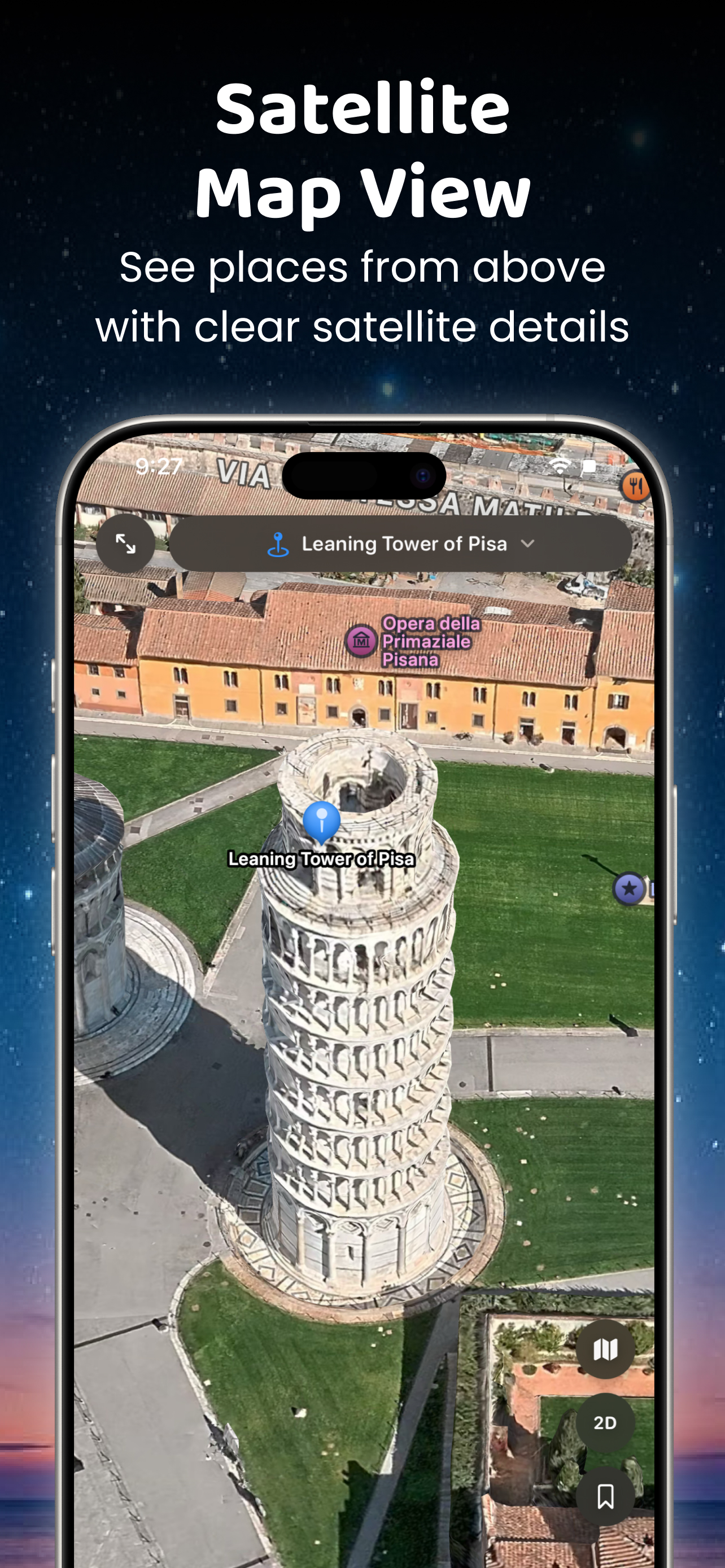 Globe 3D: Live Earth Map & GPS screenshot 2