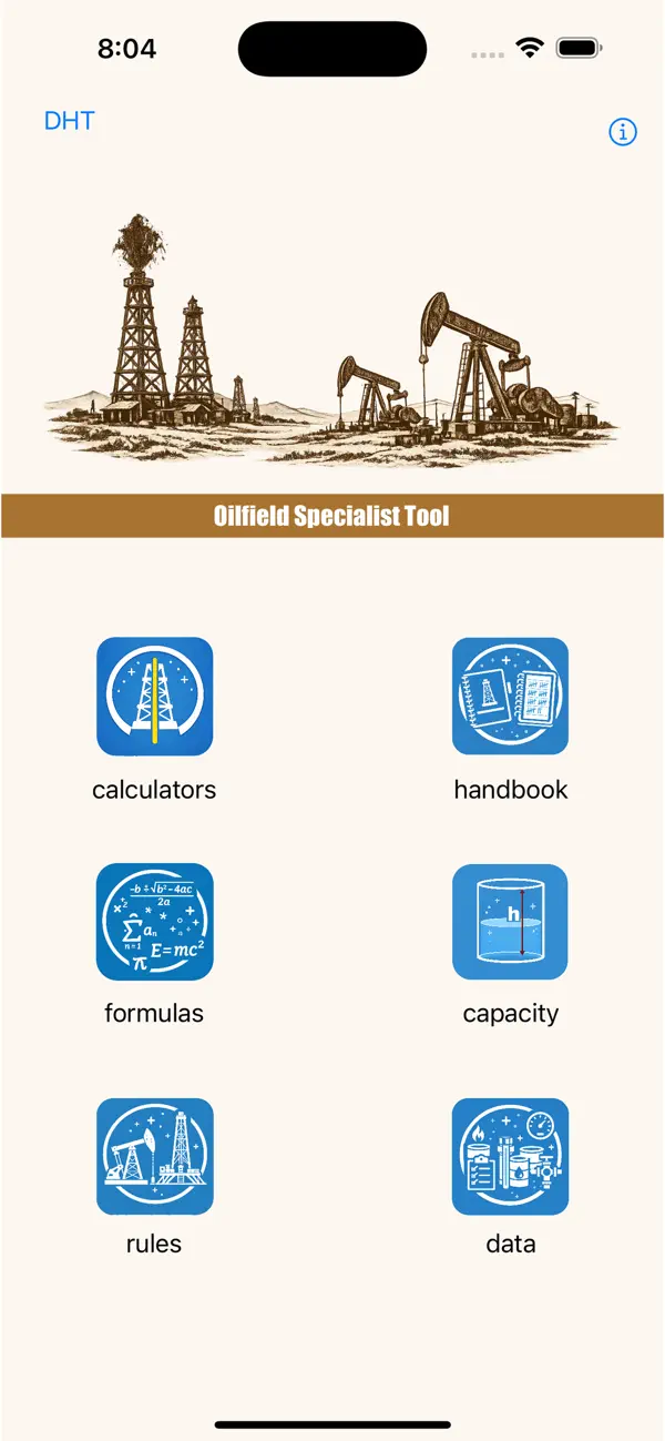 Screenshot #1 pour OilField Formulas iHandy Calc