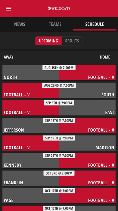 Westminster Wildcats iPhone screenshot 4 - Sports app