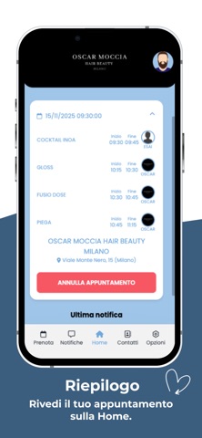 OSCAR MOCCIA HAIR BEAUTY iPhone screenshot