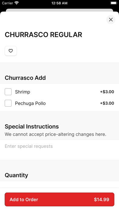Jacky's Restaurant iPhone screenshot 3 - Food & Drink app