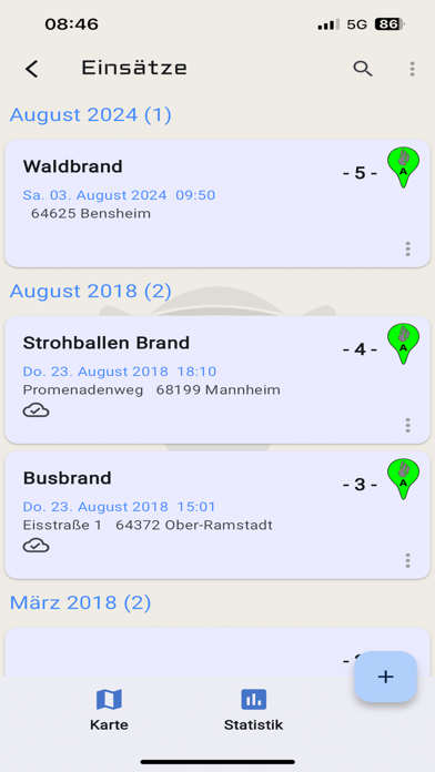 Atemschutz-Tagebuch Screenshot 3 of 5