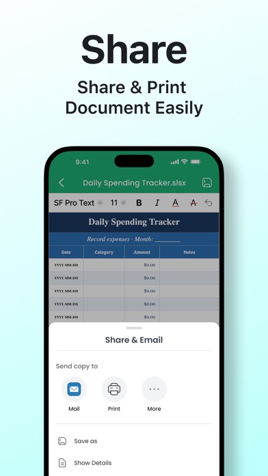 Office Word - Edit Word Docs iPhone screenshot 7