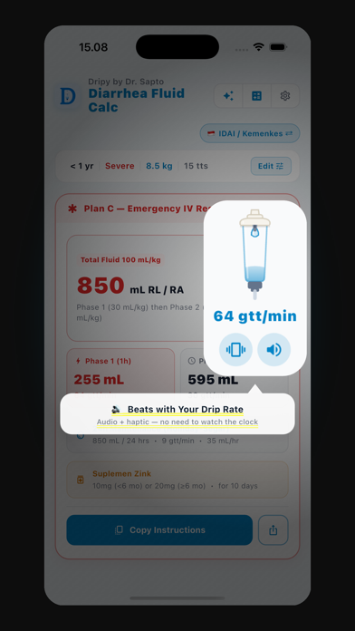 Dripy: Pediatric IV Fluid Screenshot 4 of 8