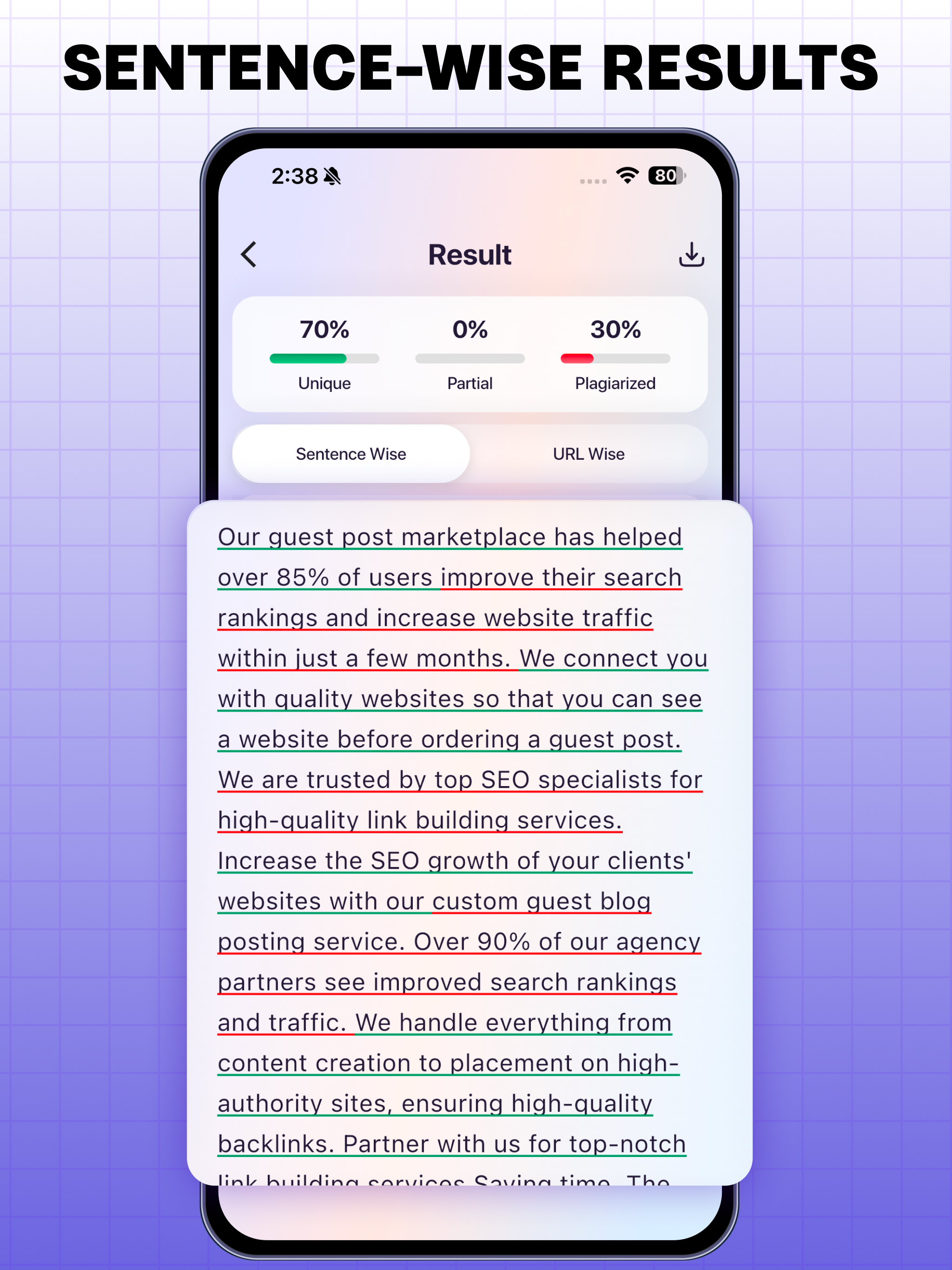Plagiarism Checker with Report
