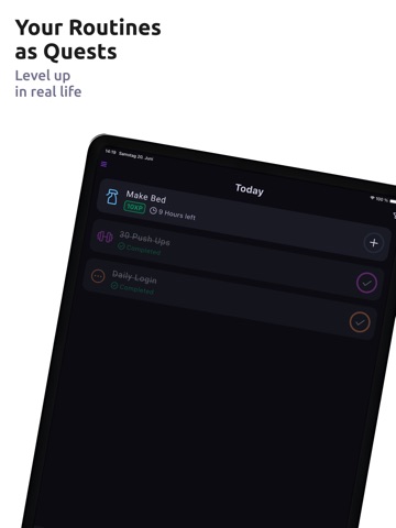 Live Level - Habit Tracker iPad screenshot