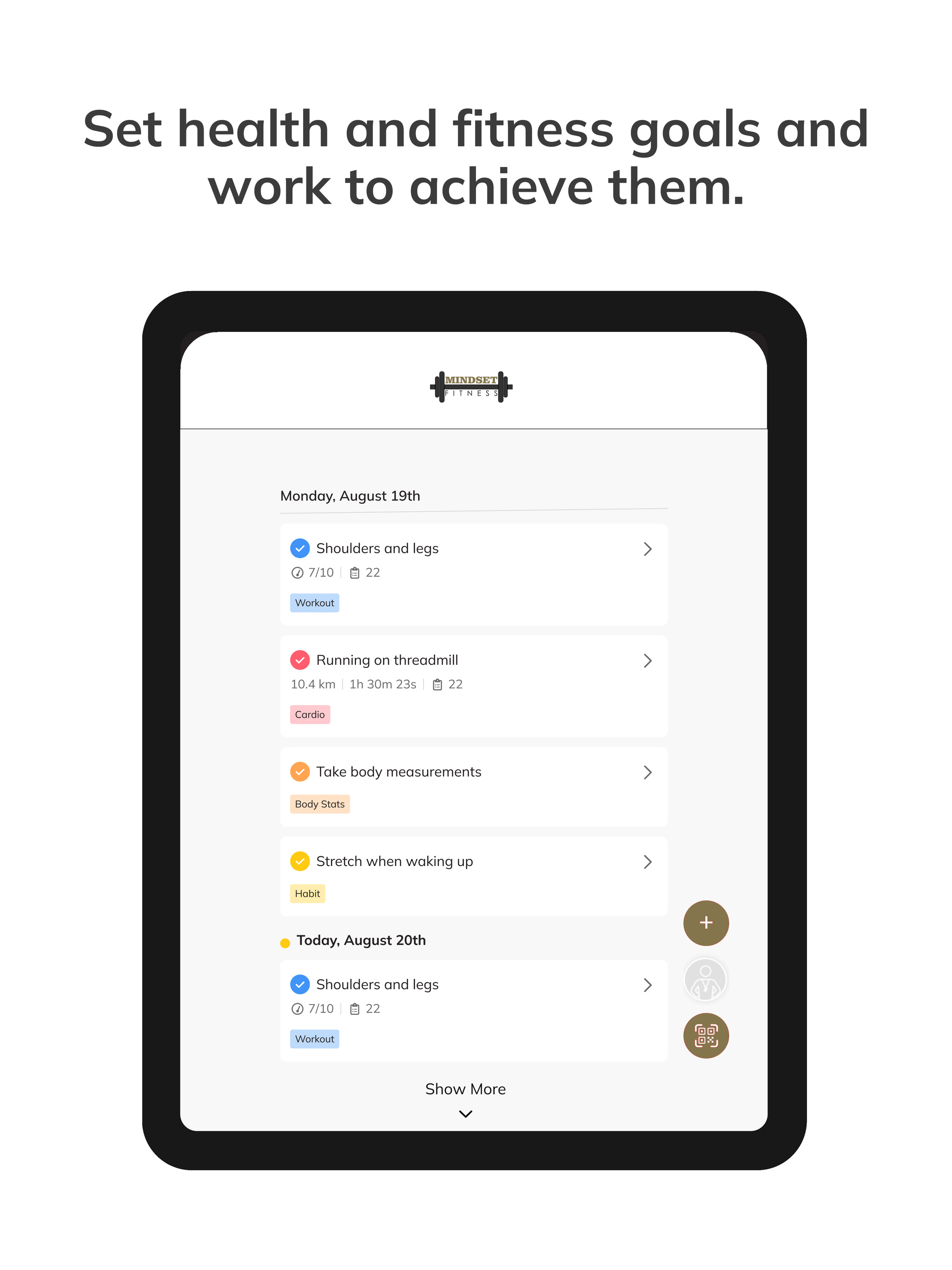 Mindset Fitness Mobile screenshot 14