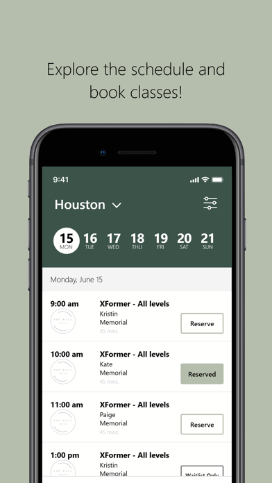 The Well Pilates iPhone screenshot 3 - Health & Fitness app