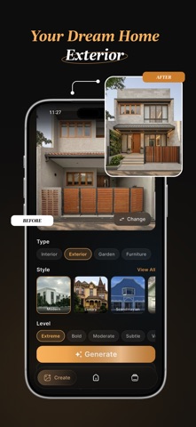 Reimagine : AI Home Design iPhone screenshot