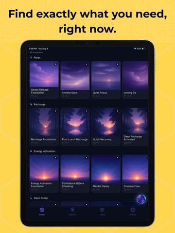 Hypnio: Self Hypnosis iPad screenshot