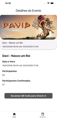 Seus Eventos iPhone screenshot