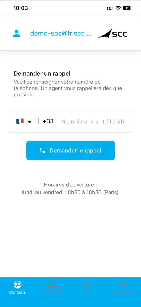 Screenshot #3 pour MySupport