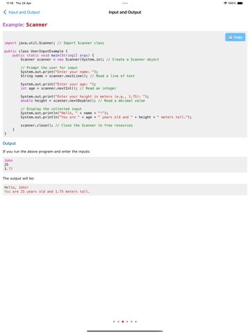 Java Programming Tutorial iPad screenshot