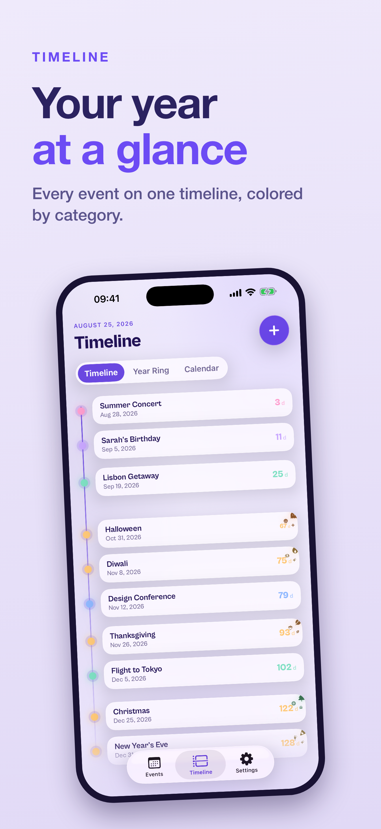 Kounts - Events Countdown App screenshot 5