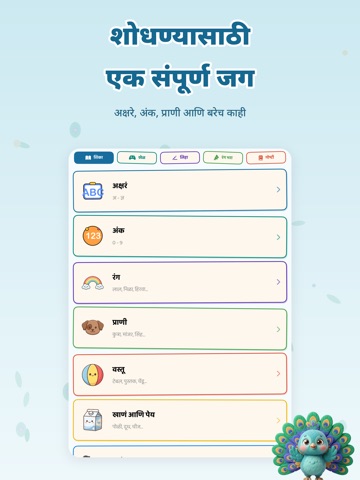 मोरू - मराठी शिका Marathi iPad screenshot