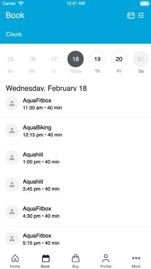 AquaMoun, Club AquaFitness 971 screenshot 1