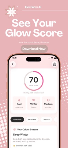 Her Glow: AI Beauty & Skincare screenshot