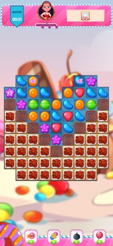 Candy Shop: Match 3 Games iPhone screenshot
