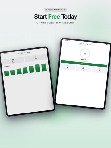 VisionBreak: Eye Rest Timer iPad screenshot