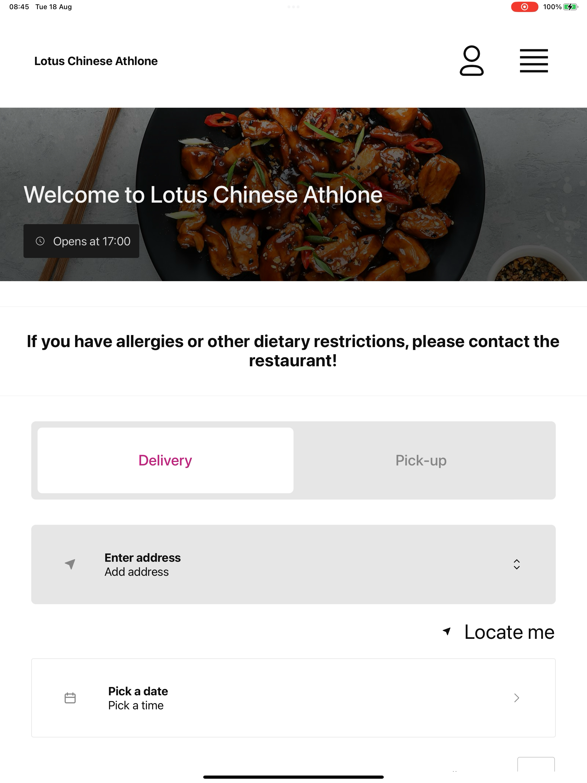 Lotus Chinese Athlone screenshot 9