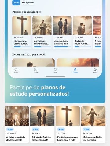Bíblia · Áudio Estudo Offline iPad screenshot 5