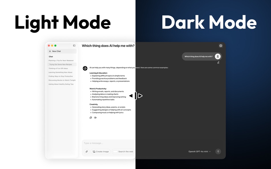 #5. AI Chat Bot: Ask AI Assistant. (macOS) Ved: TUPLEX IT SOLUTIONS PRIVATE LIMITED