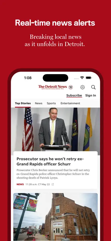 The Detroit News: Local News screenshot 1 of 7