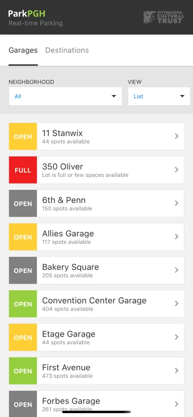 ParkPGH screenshot 1