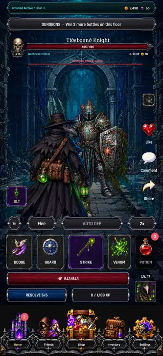 Dungeon Swipe Game screenshot 3