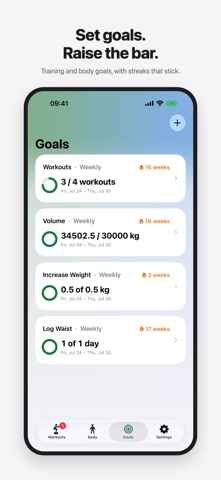 Tepuy: Workout Tracker & Log iPhone screenshot