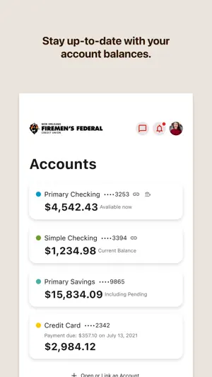 New Orleans Firemen's FCU screenshot 2