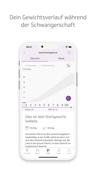 TK-BabyZeit Screenshot