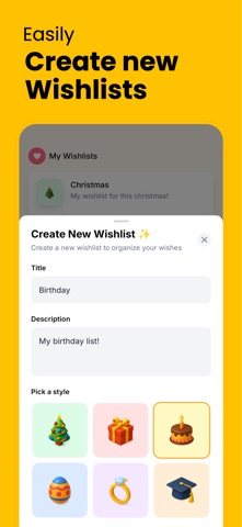 Wish List Maker: Schenkmal screenshot