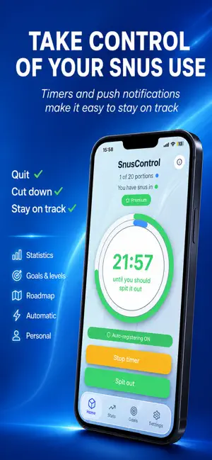 SnusControl: Pouch Tracker screenshot 1