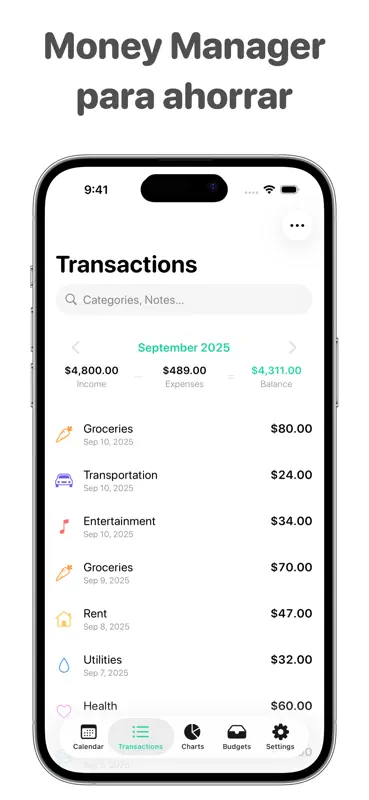 Haushaltsbuch: Simple Money screenshot 8 of 10