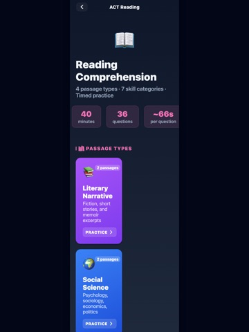 Ivy Prep: ACT Test Prep iPad screenshot