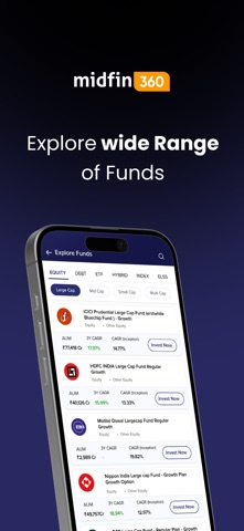 midfin360: Mutual Funds,SIF,FD Screenshot 2 of 7