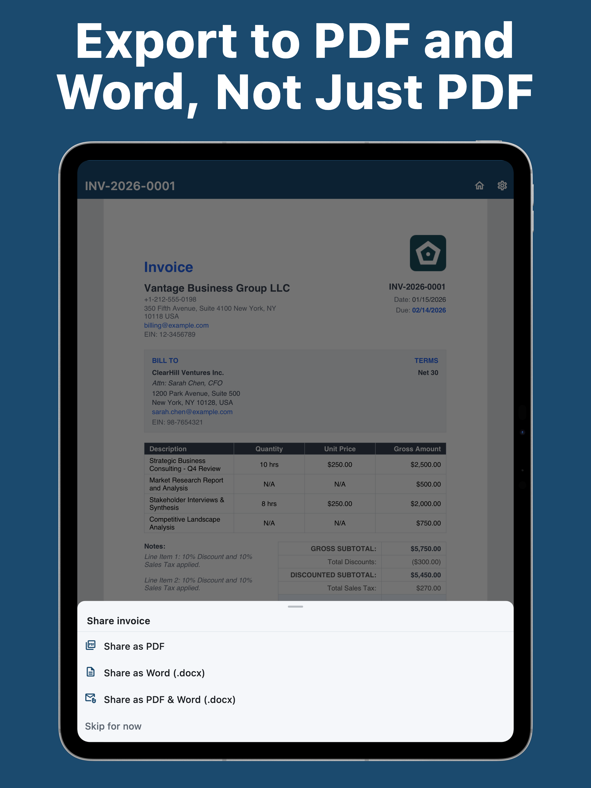 Invoice Maker - Fast & Easy screenshot 16