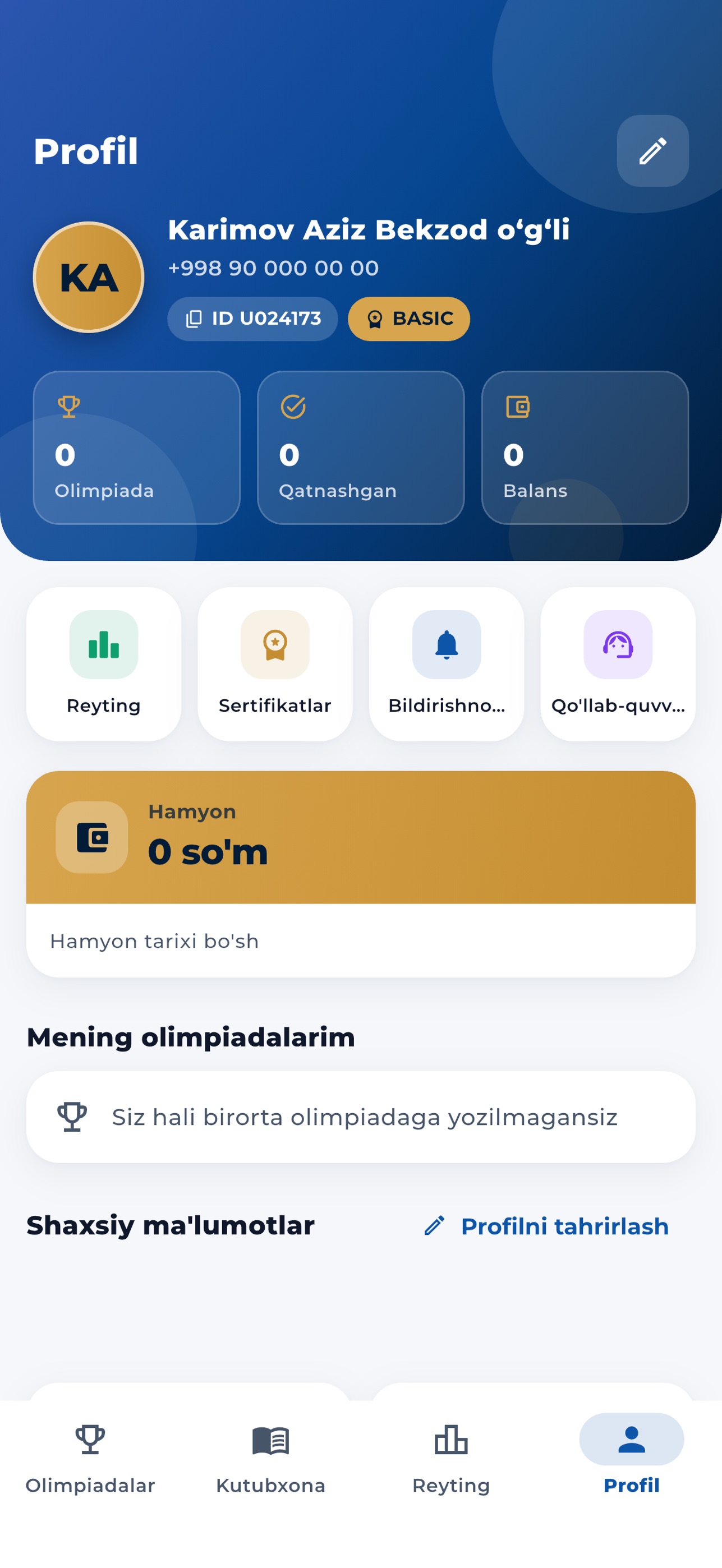 Screenshot 6 of Khiso Olympiads