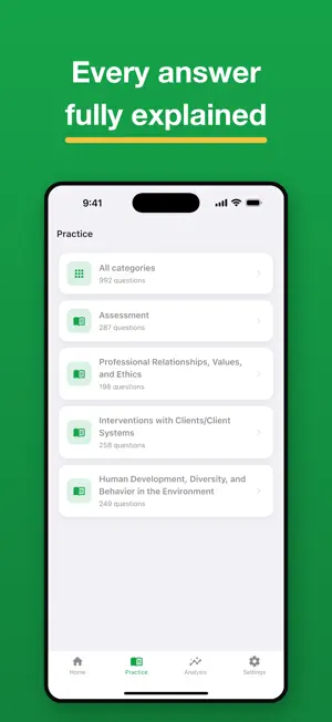 BSW Social Work Exam Prep screenshot 3